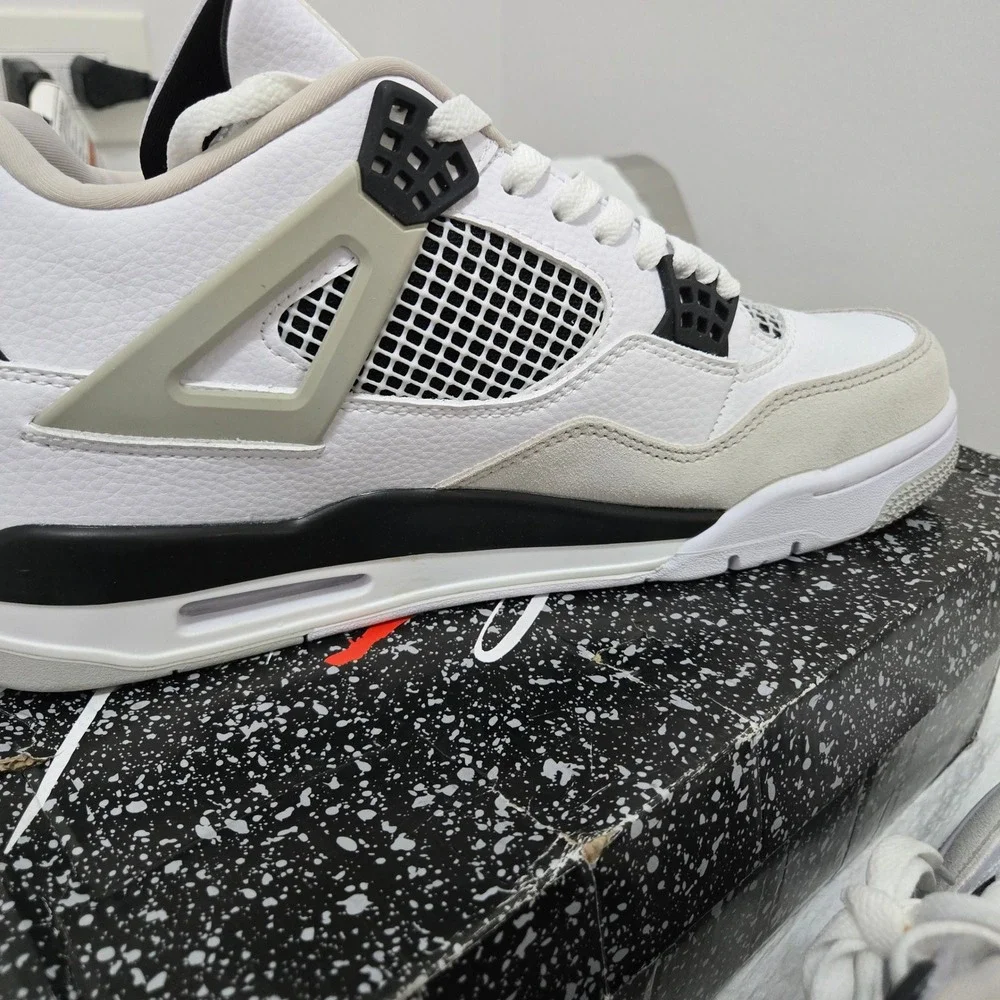 Air Jordan 4 Retro Military Black White Grey DH6927-111 Mens Size 11
